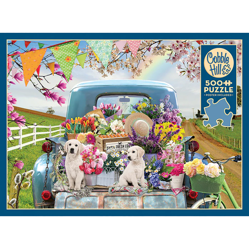 Country Truck in Spring 500pc Puzzle