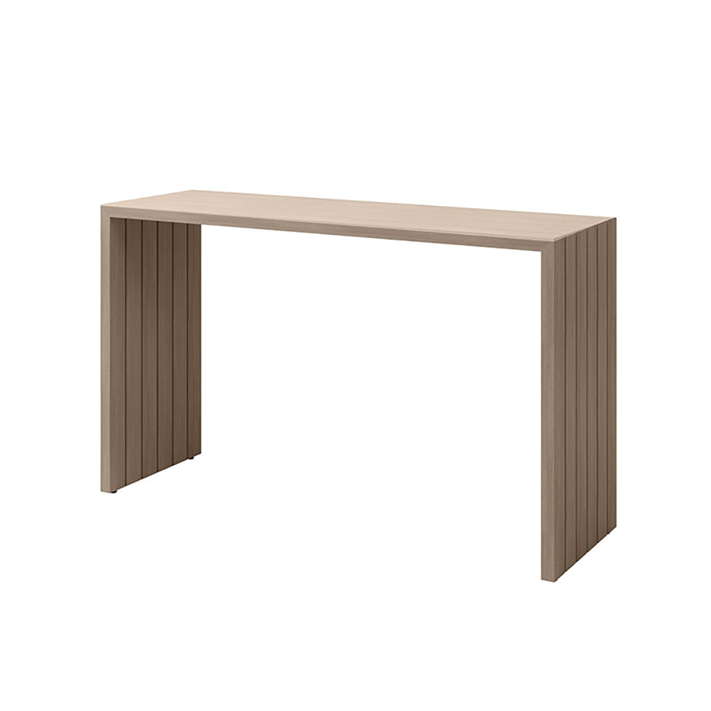 Bari Console Counter Height Table Flax