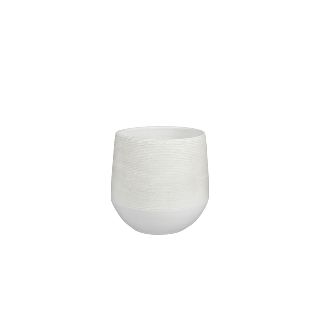 Evora Pot Off White