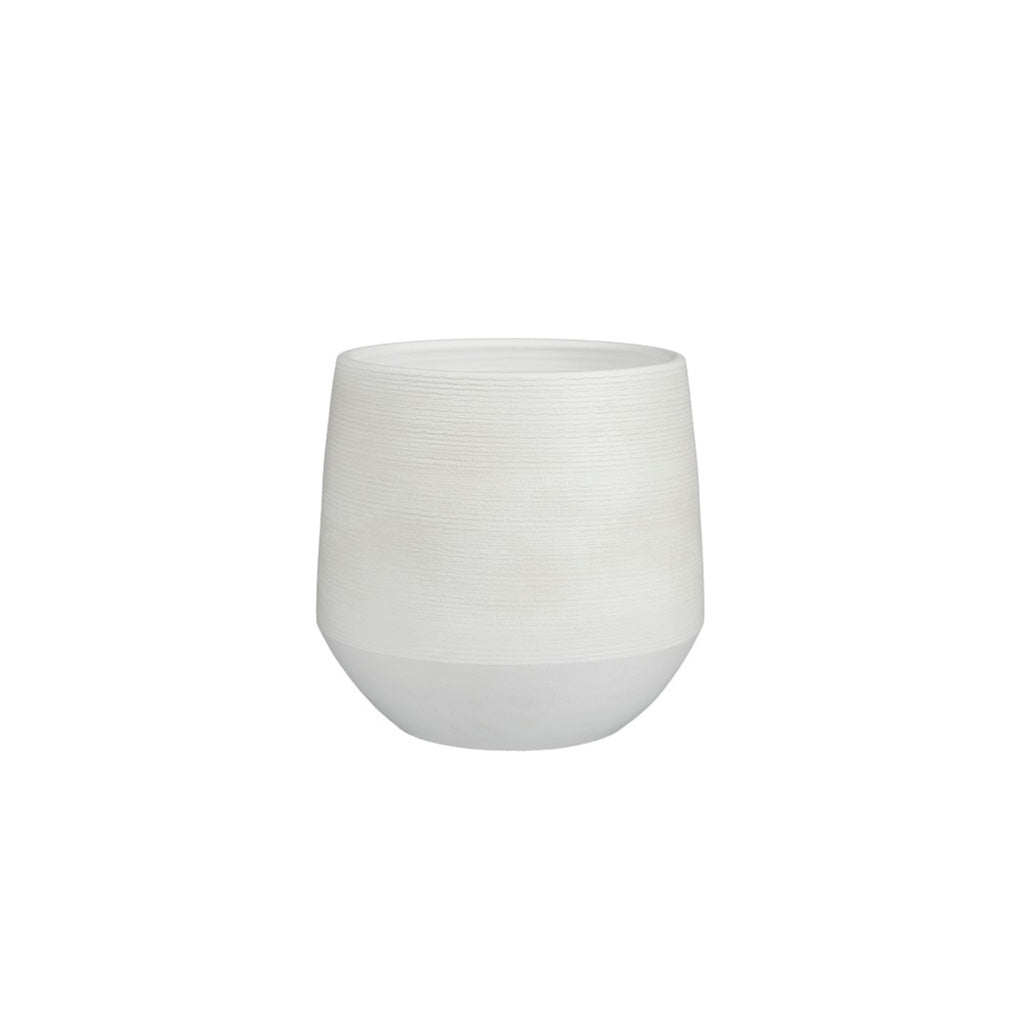 Evora Pot Off White