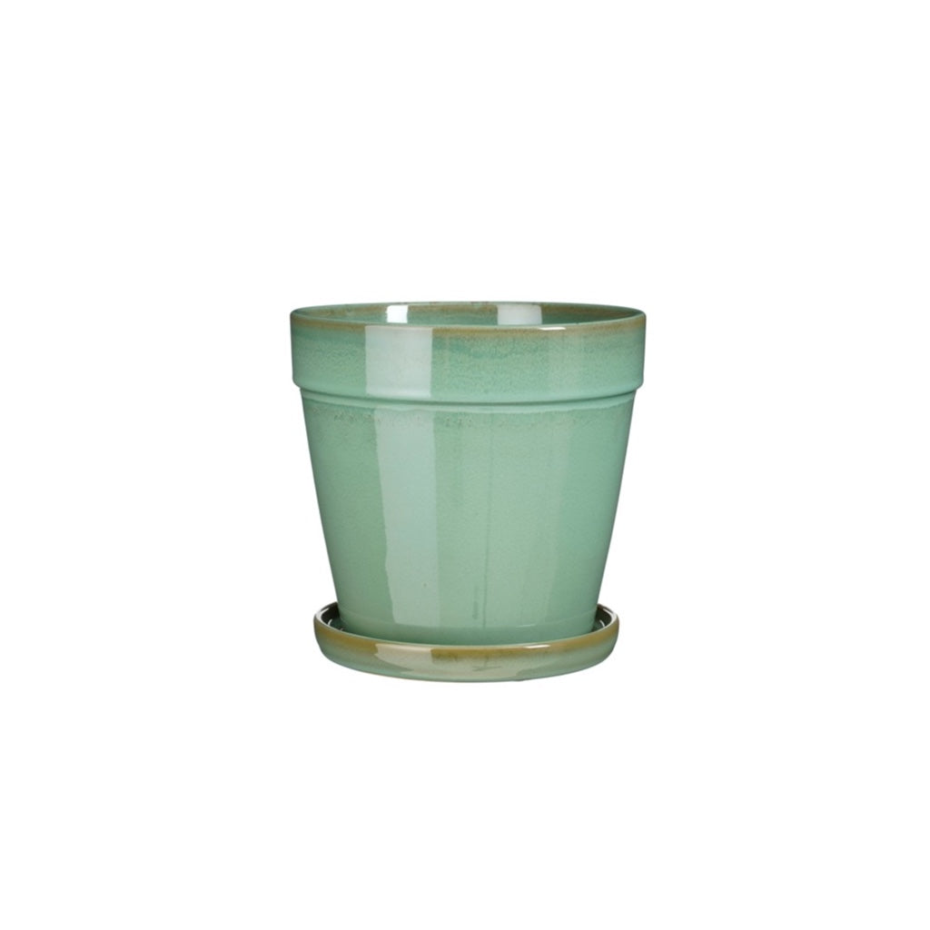 Clint Pot with Saucer Mint Green
