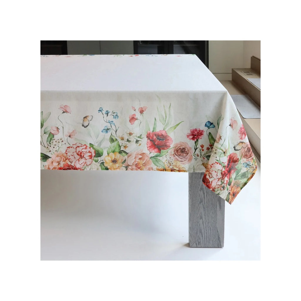 Mixed Floral Tablecloth 60x120"