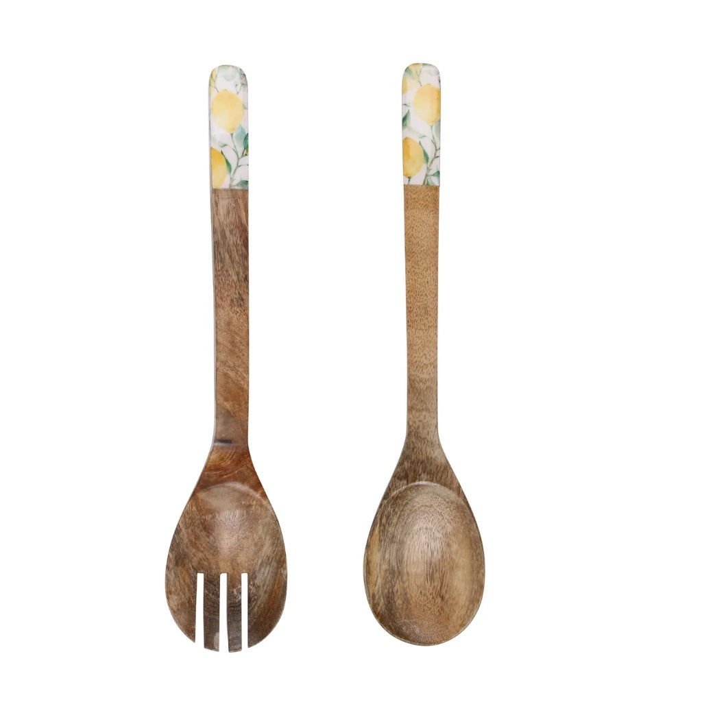 Fresh Lemon Salad Server Set