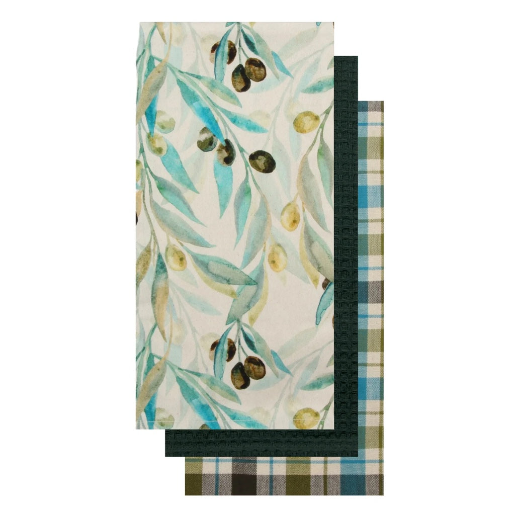 Olive Tea Towel Set