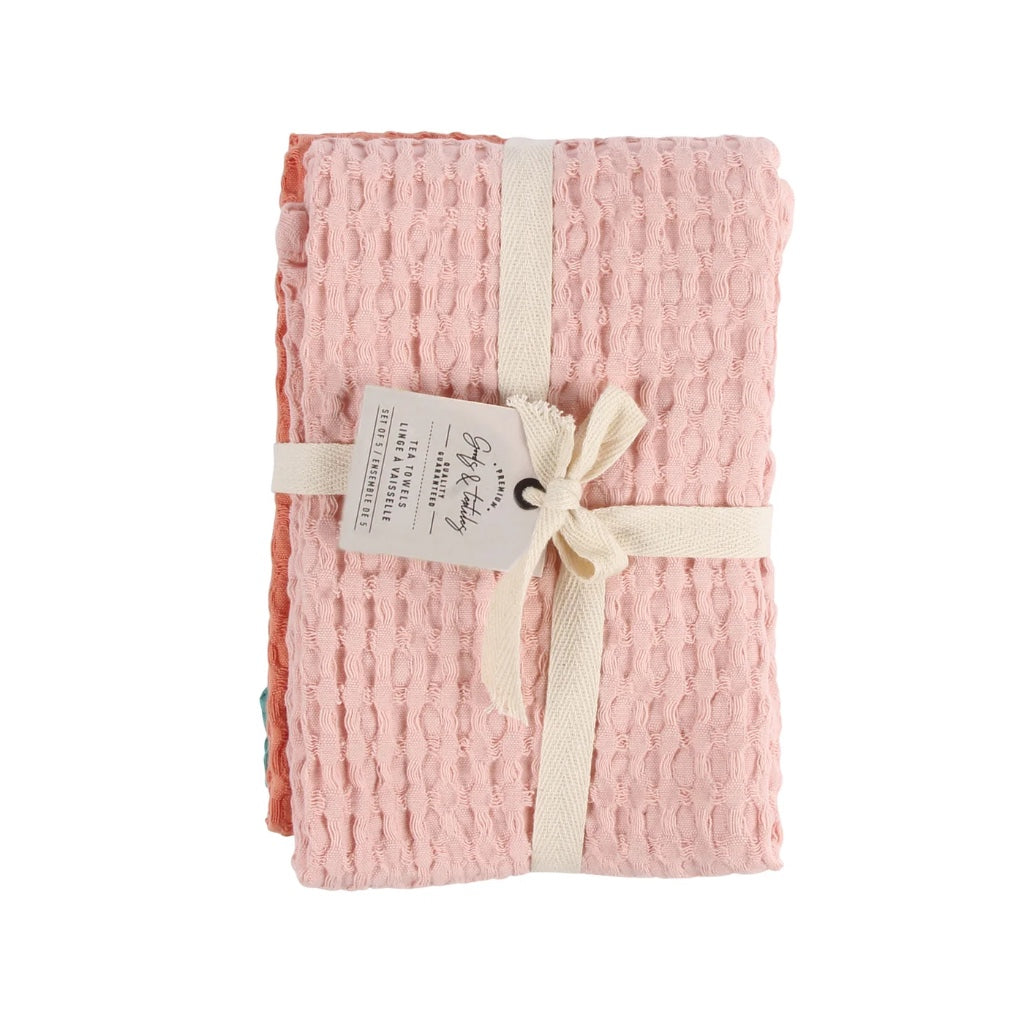 Market Waffle Tea Towel Set