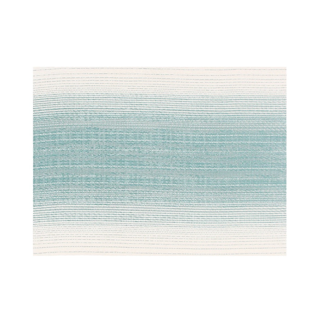 Flow Woven Vinyl Placemat 13x19" Aqua