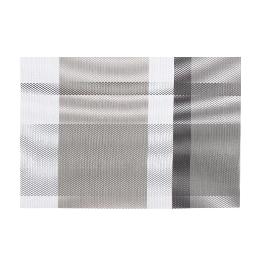 Hampton Woven Vinyl Placemat 13x19" Grey