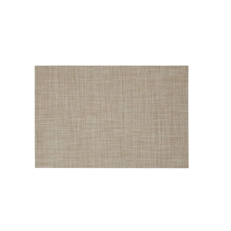 Linen Vinyl Placemat 13x19" Tan
