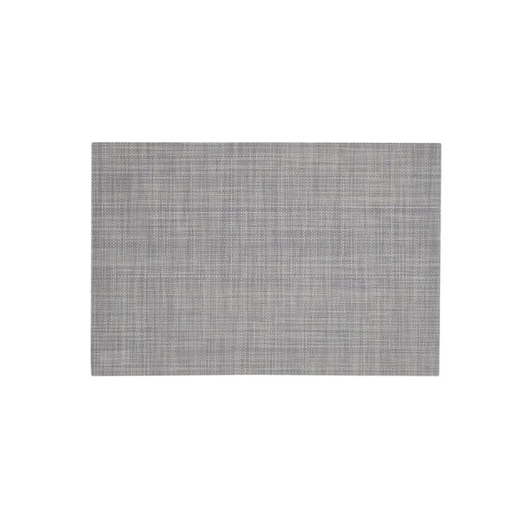 Linen Vinyl Placemat 13x19" Grey