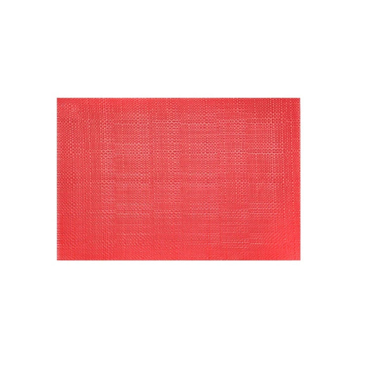 Trace Basketweave Placemat 13x19" Red