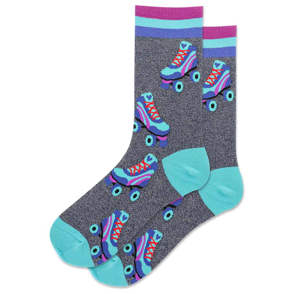 Roller Skate Metallic Women's Socks