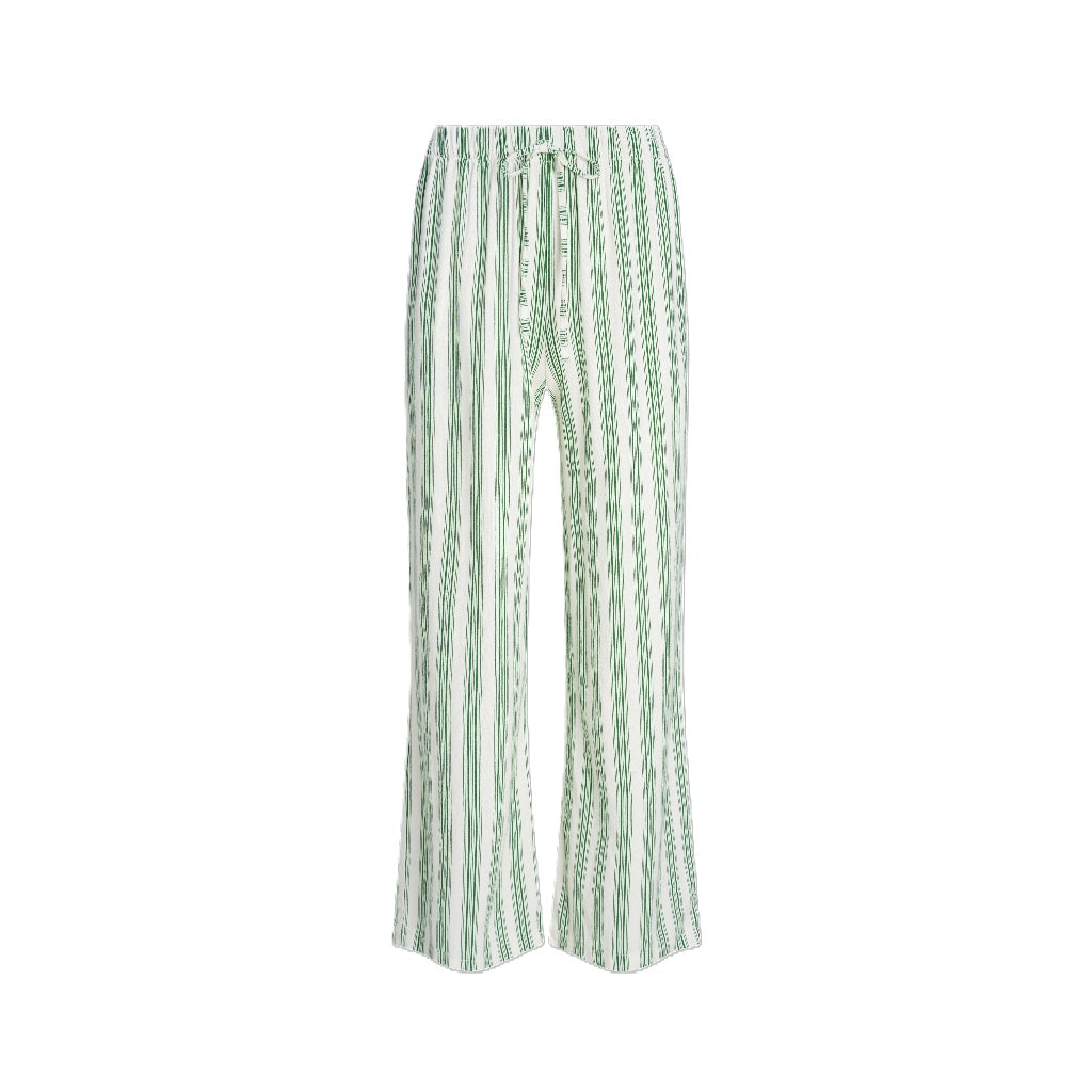 Astrid Rose Pant Green Stripe