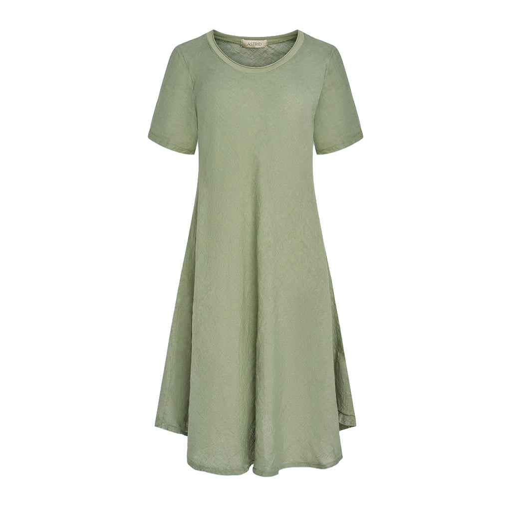 Astrid Ocean Dress Khaki