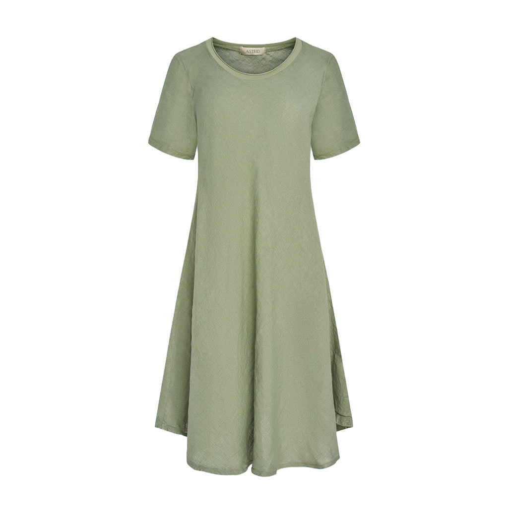 Astrid Ocean Dress Khaki