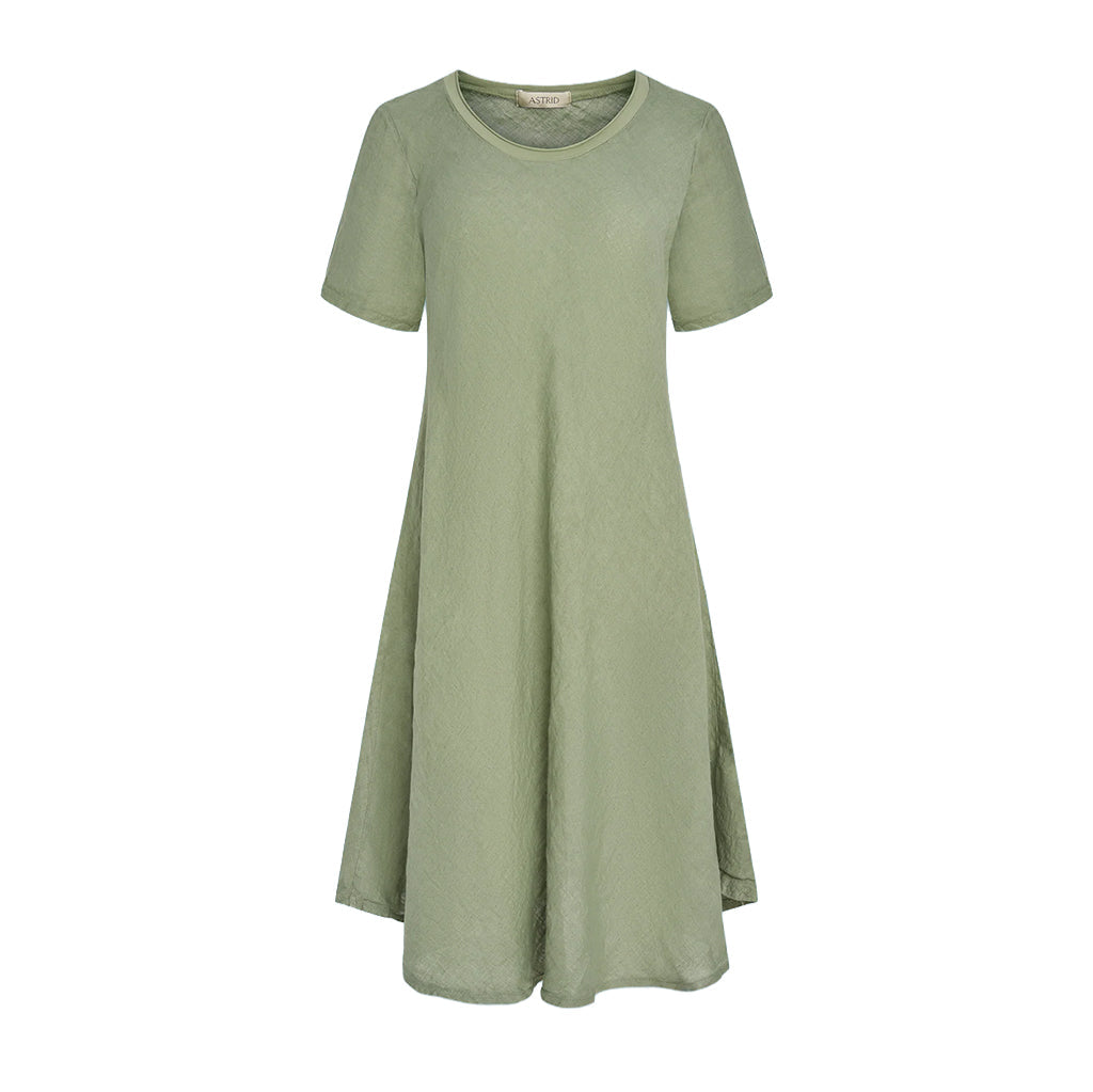 Astrid Ocean Dress Khaki