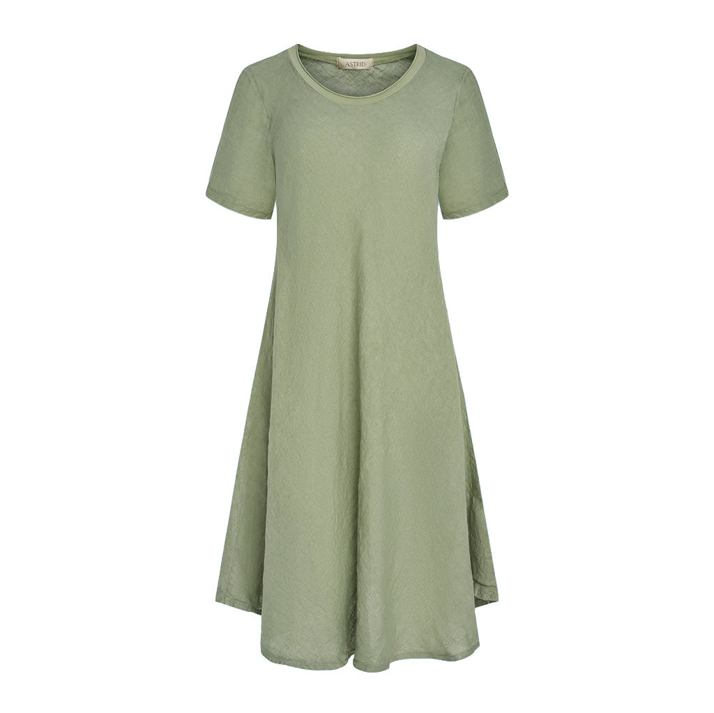 Astrid Ocean Dress Khaki