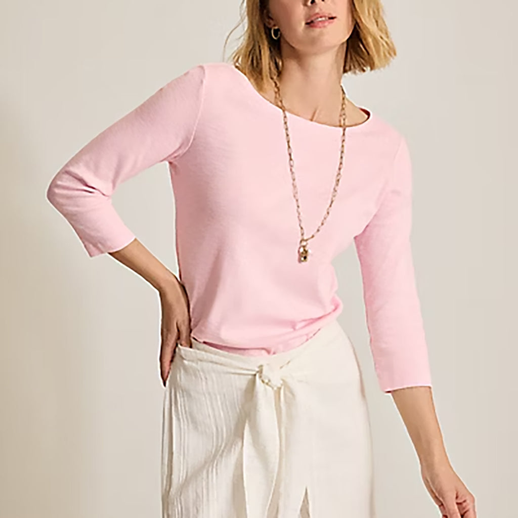 Ashby Isles Bateau Neck Tee Cyber Light