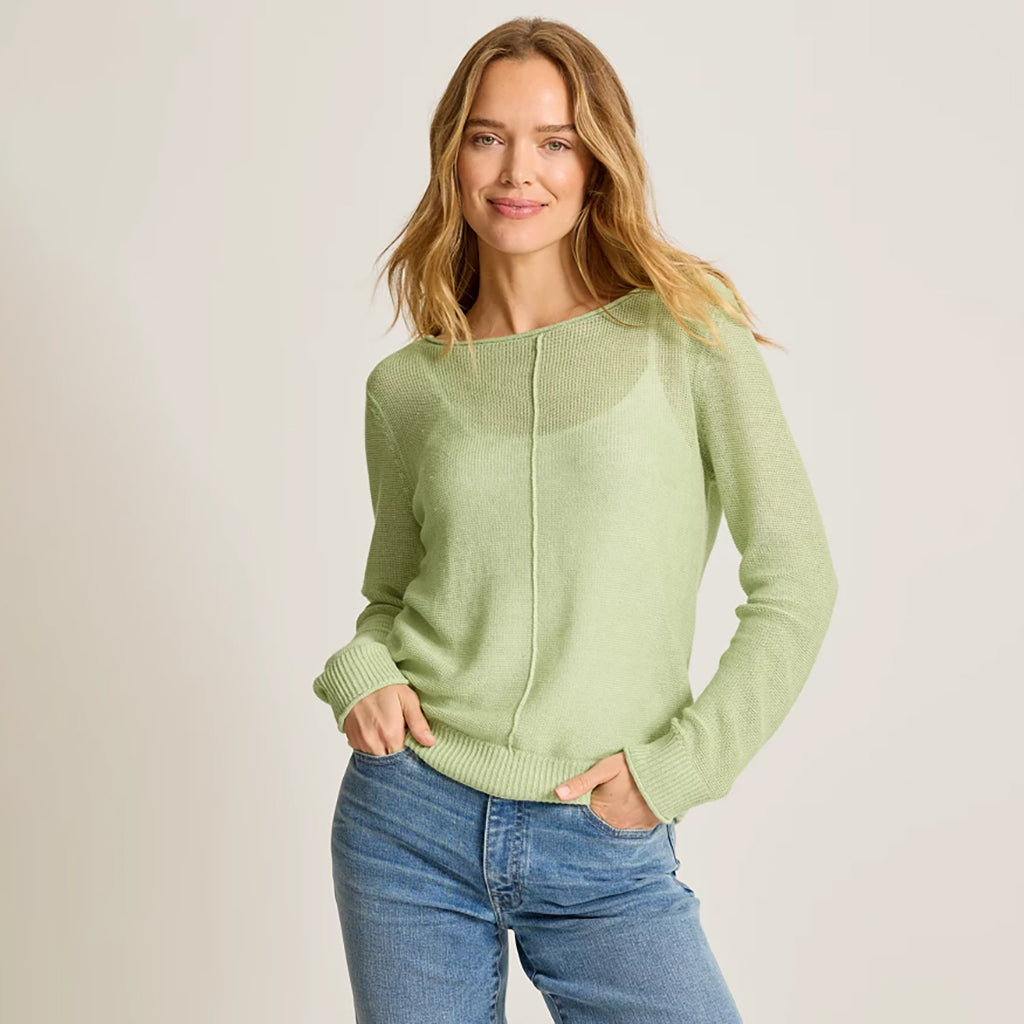 Cedar Linen Bateau Neck Light Margarita