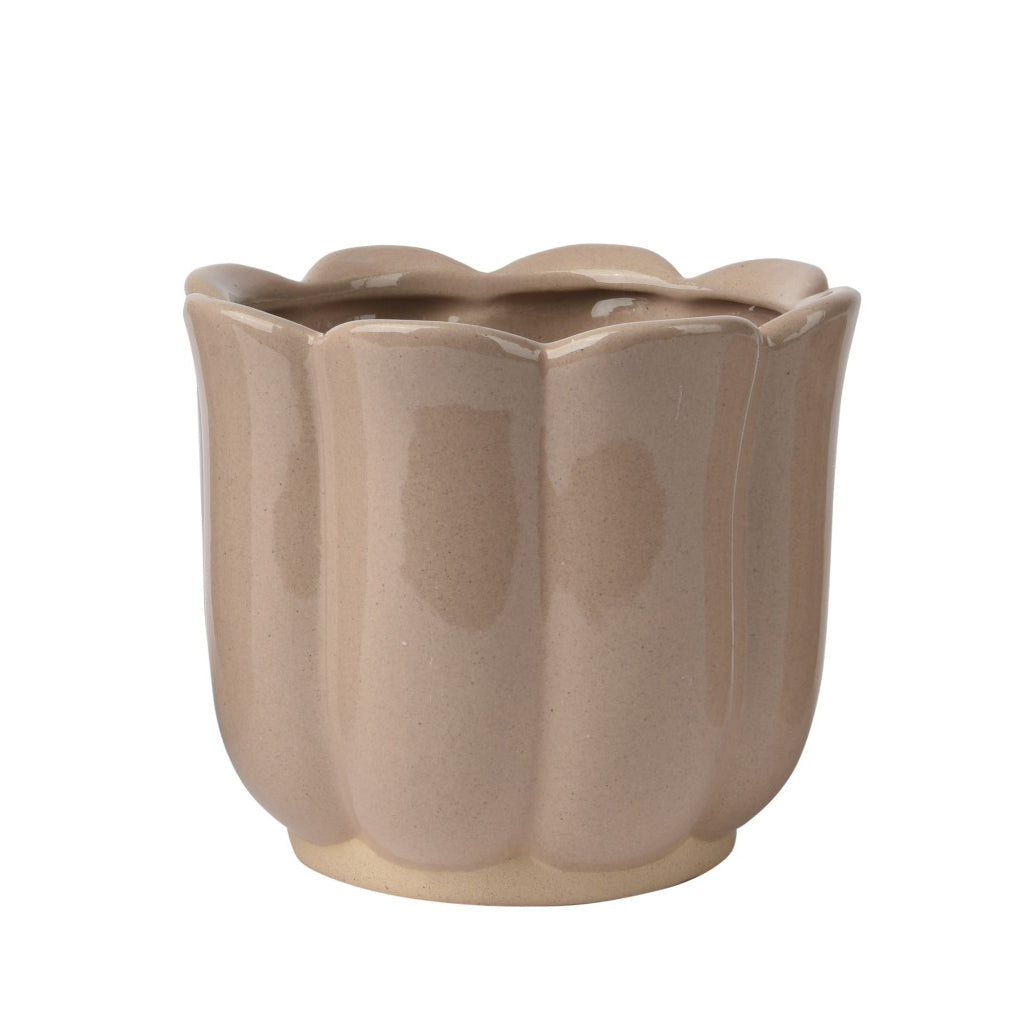 Stoneware Planter Pink
