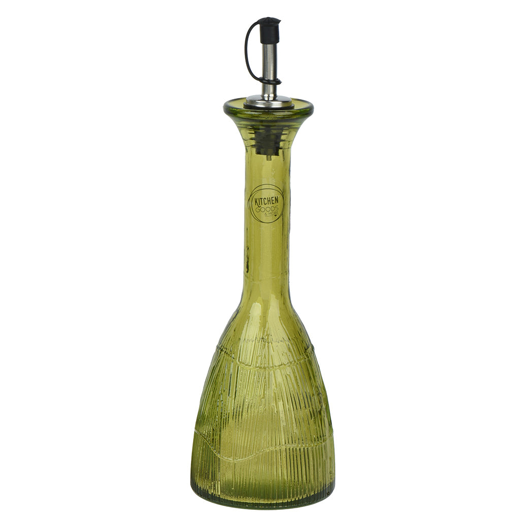Recycled Glass Oil &amp; Vinegar Bottle