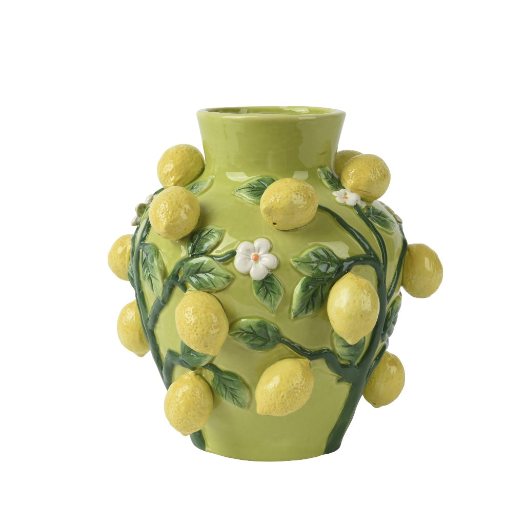 Ceramic Lemon Blossom Vase