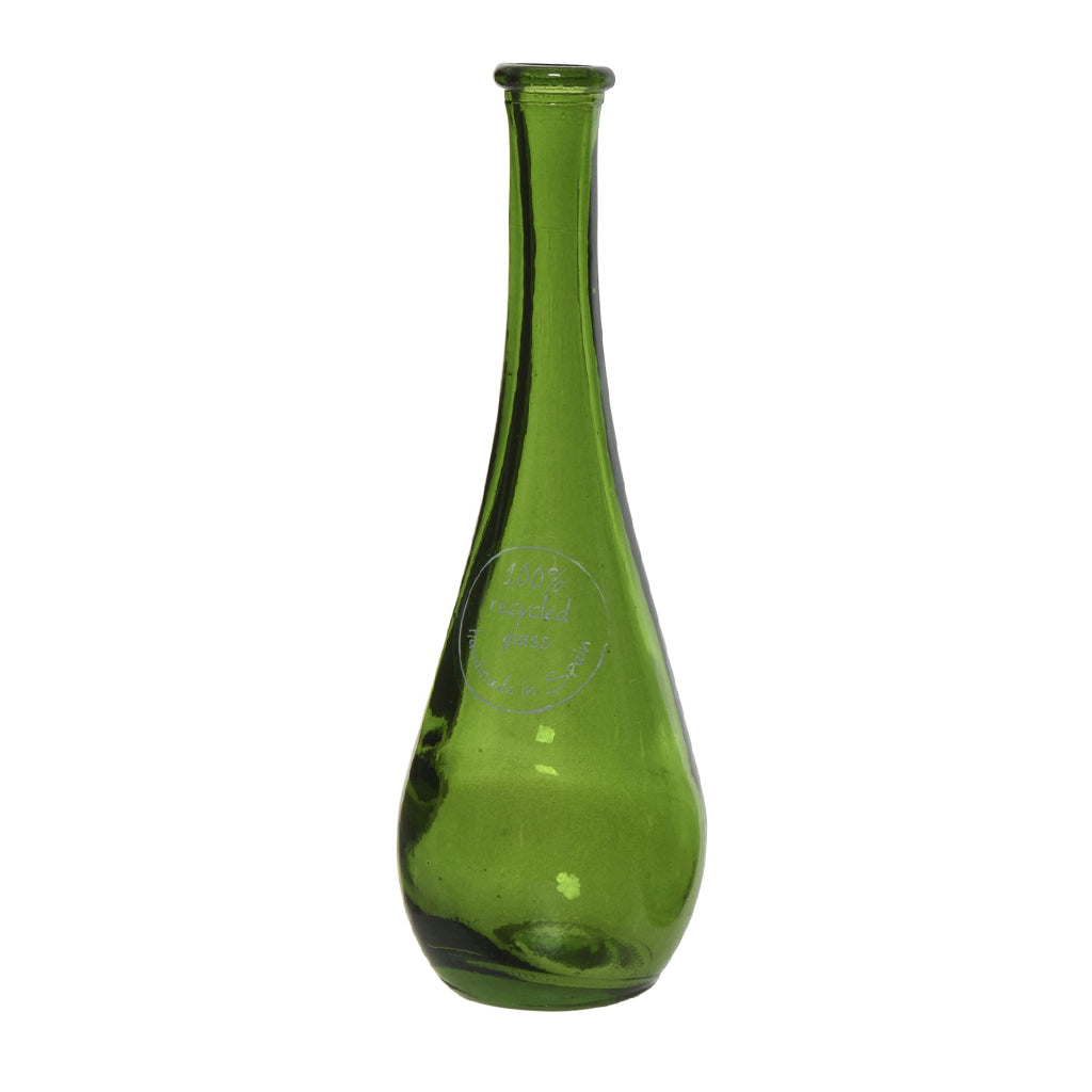 Recycled Glass Bud Vase 18cm
