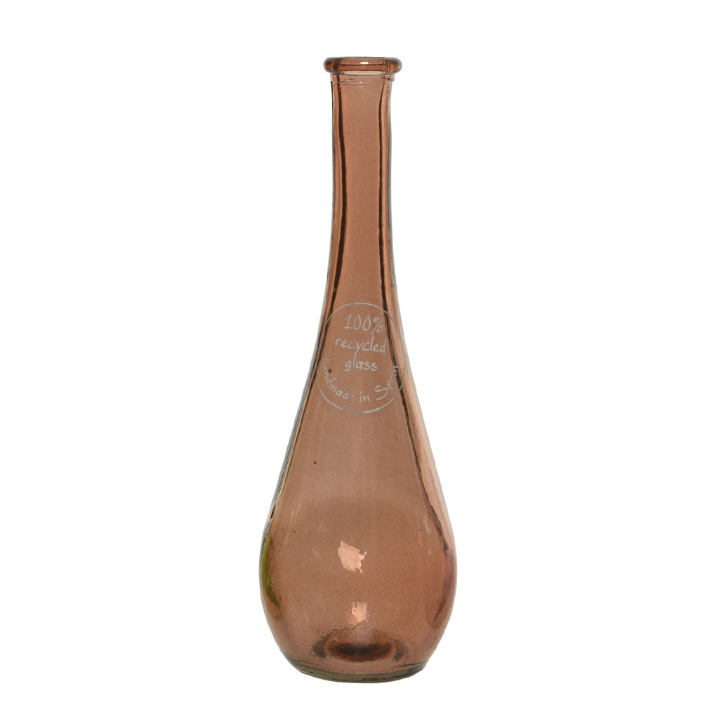 Recycled Glass Bud Vase 18cm