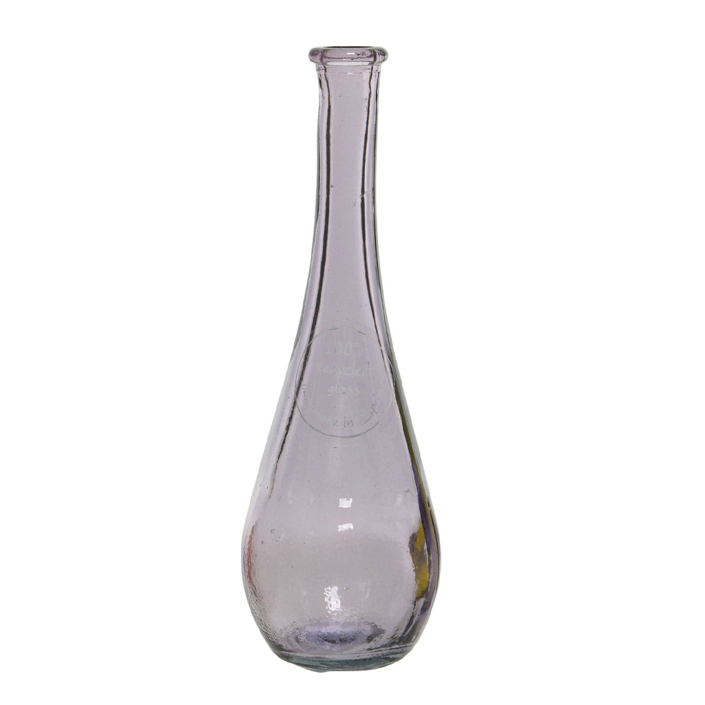 Recycled Glass Bud Vase 18cm