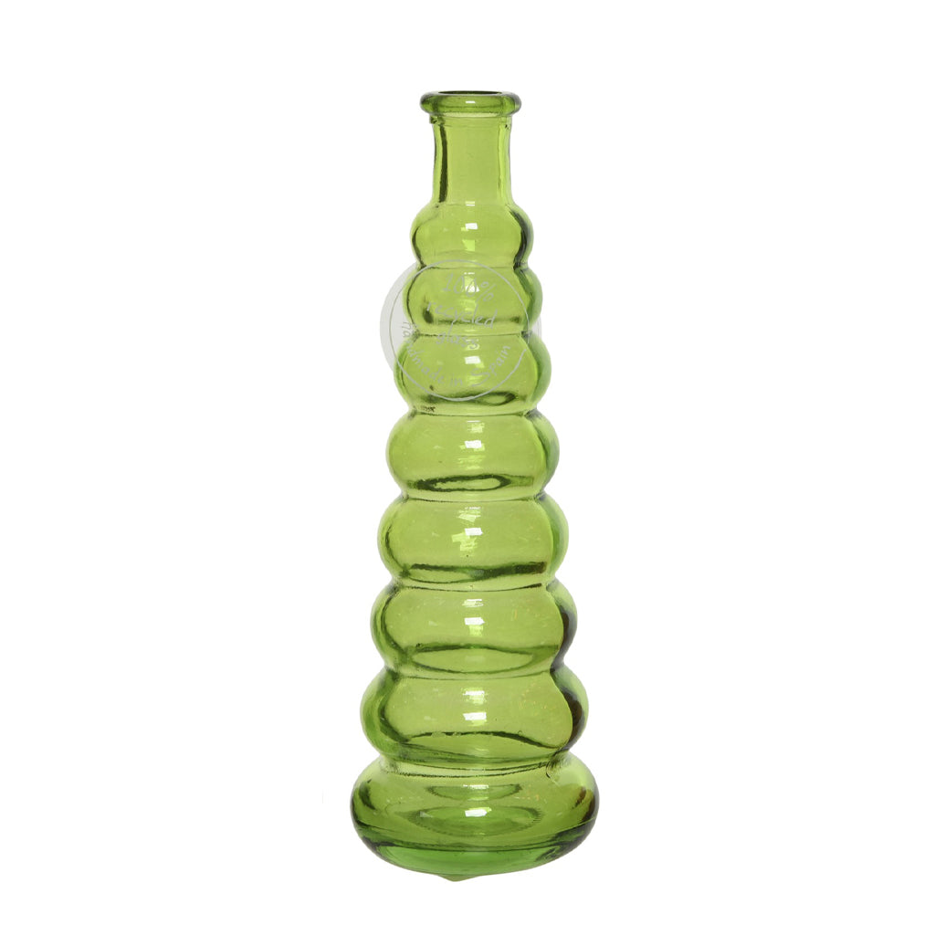 Recycled Glass Bubble Bud Vase 18cm