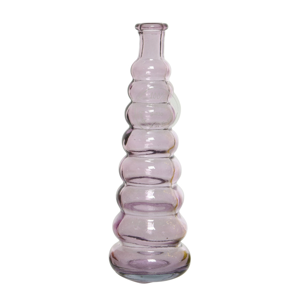 Recycled Glass Bubble Bud Vase 18cm