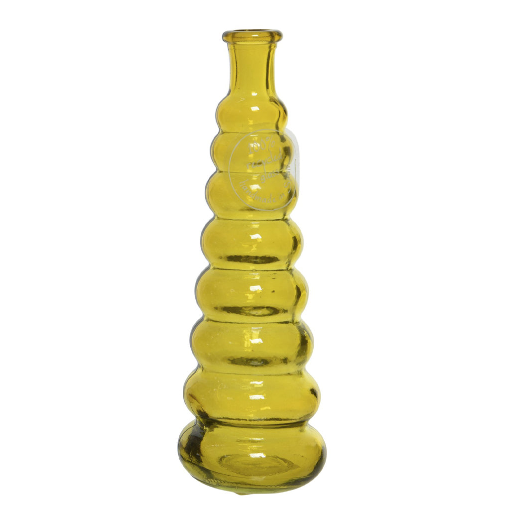 Recycled Glass Bubble Bud Vase 18cm