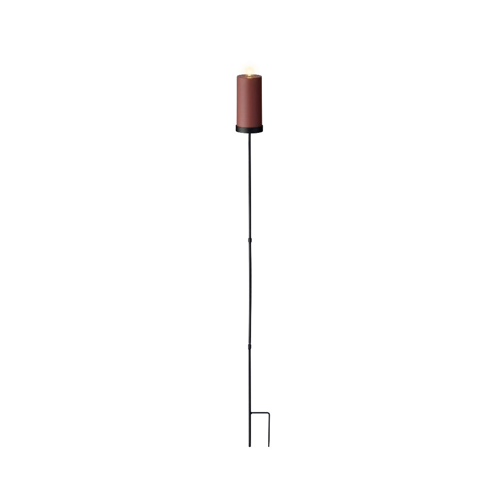 Solar LED Candle Garden Stake 46"