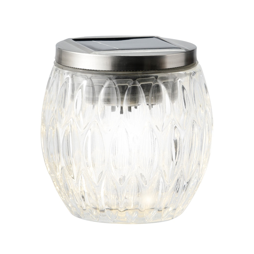 Solar LED Glass Jar Light