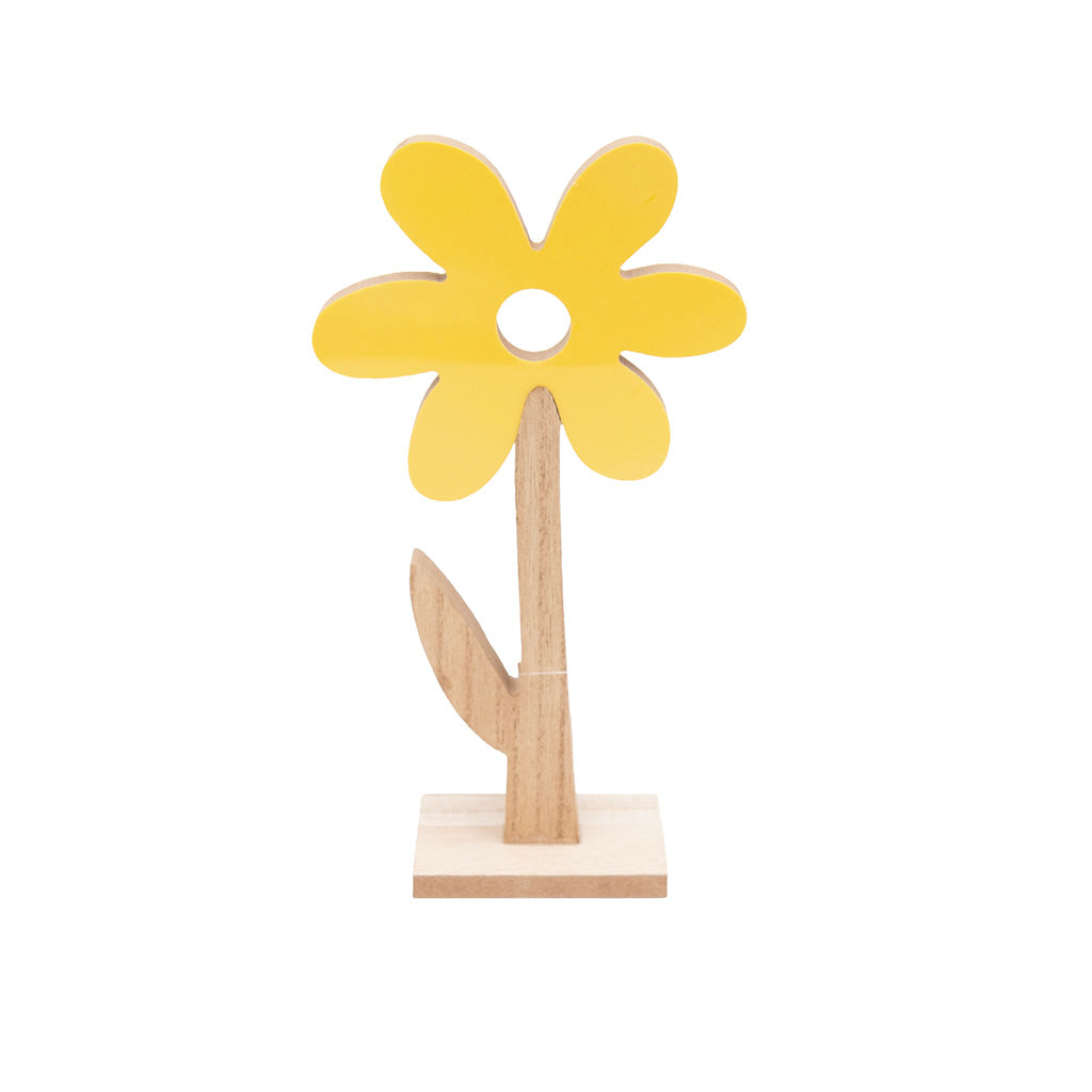 Yellow Daisy Flower Décor 9.5"