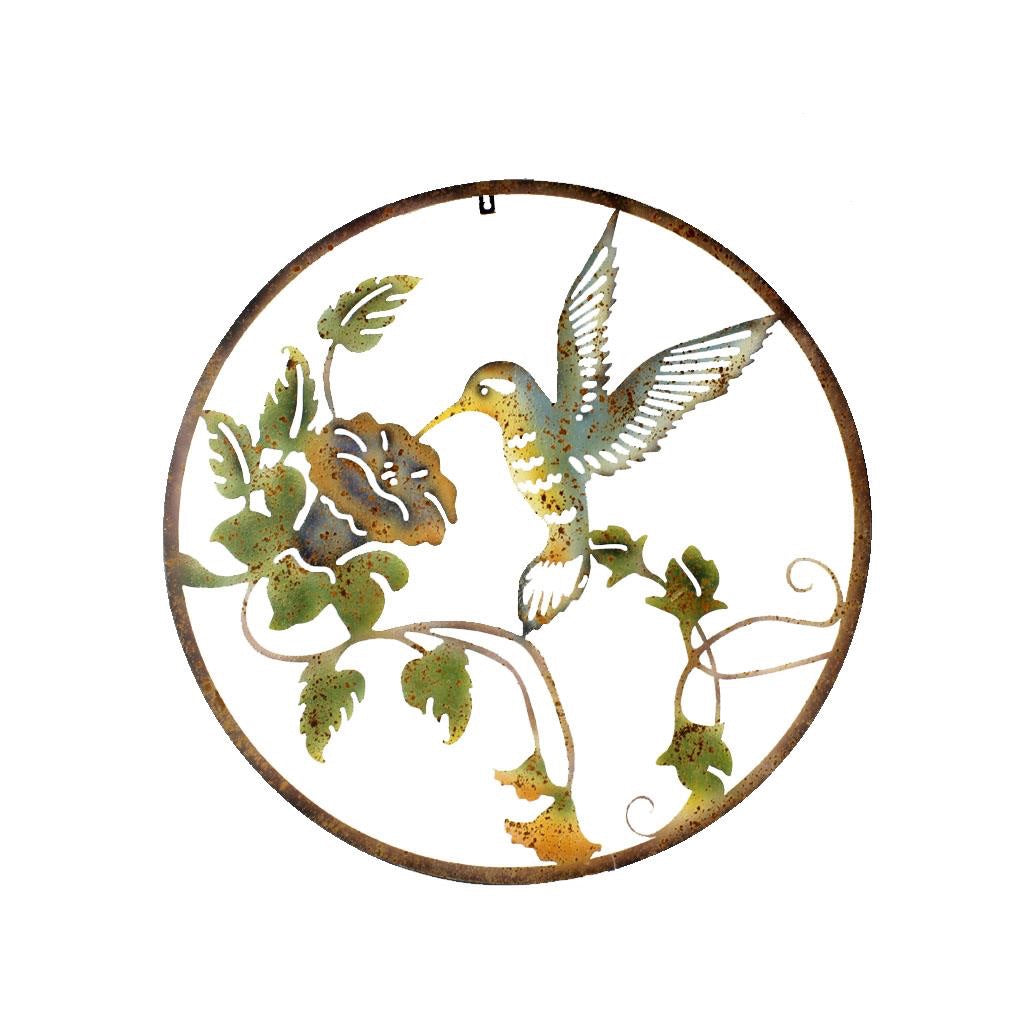 Hummingbird Circle Plaque