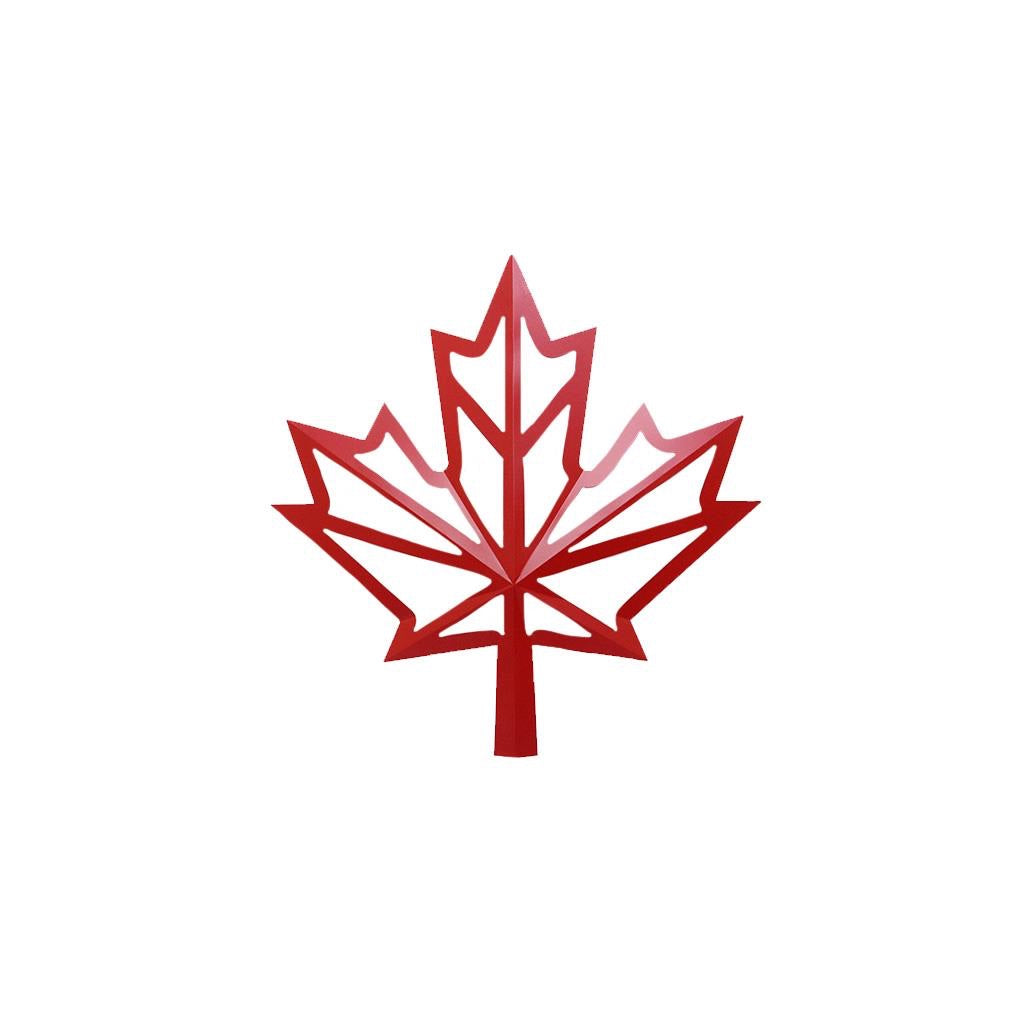 Maple Leaf Laser Cut Wall Art 19"