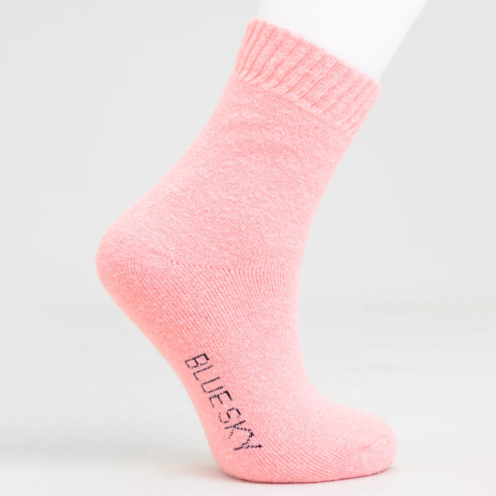 Ladies Merino Wool Sock Coral