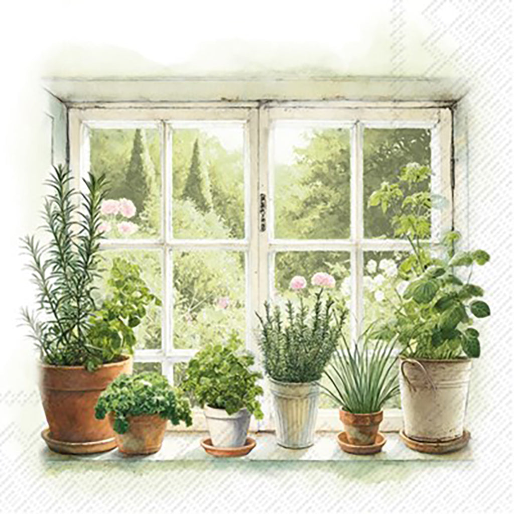 Homegrown Herbs Lunch Napkin