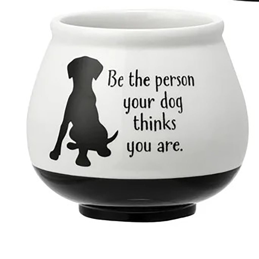 Dog Person Witty Animal Planter