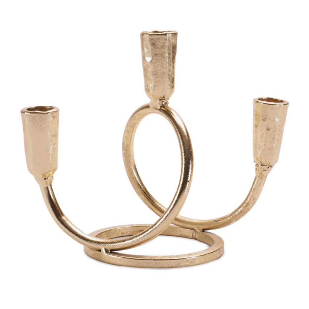 Triple Taper Candle Holder 7"