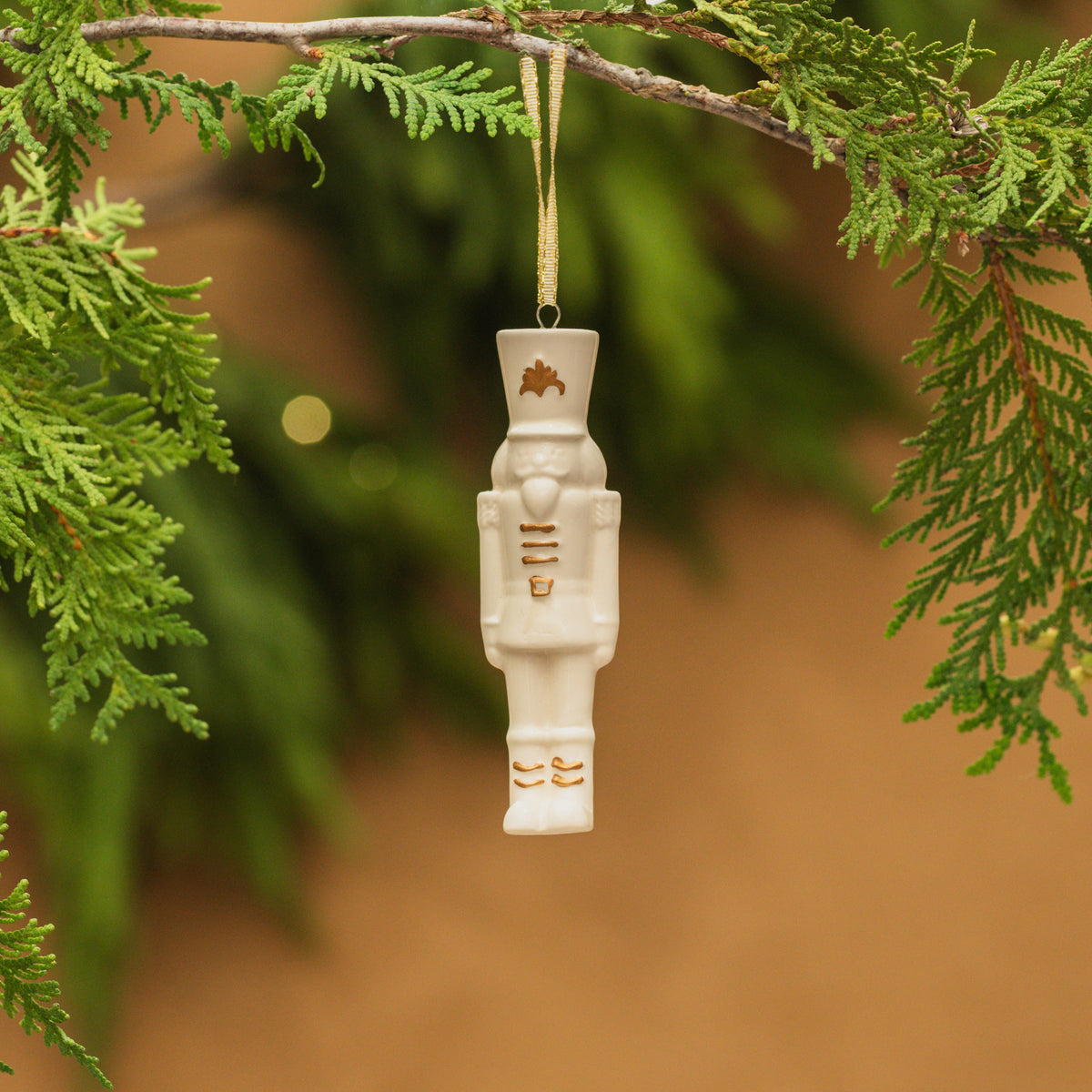 Nutcracker Ornament 4.25" Porcelain