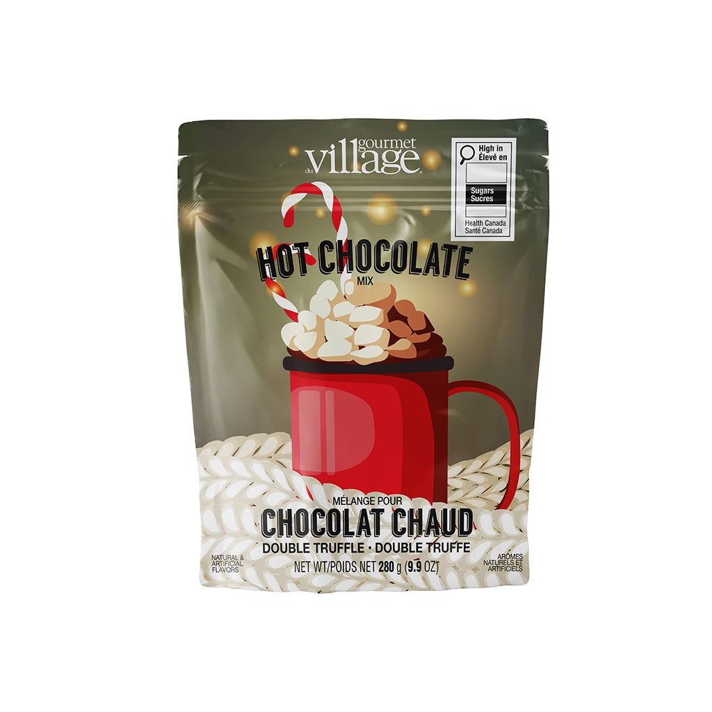 Red Cocoa Mug Double Truffle Pouch