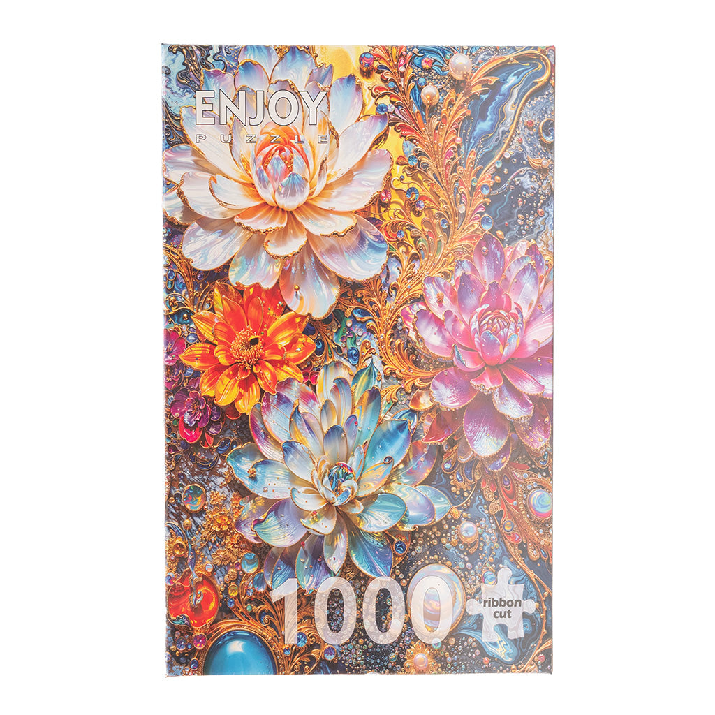 Pearlescent Waterlilies 1000pc Puzzle
