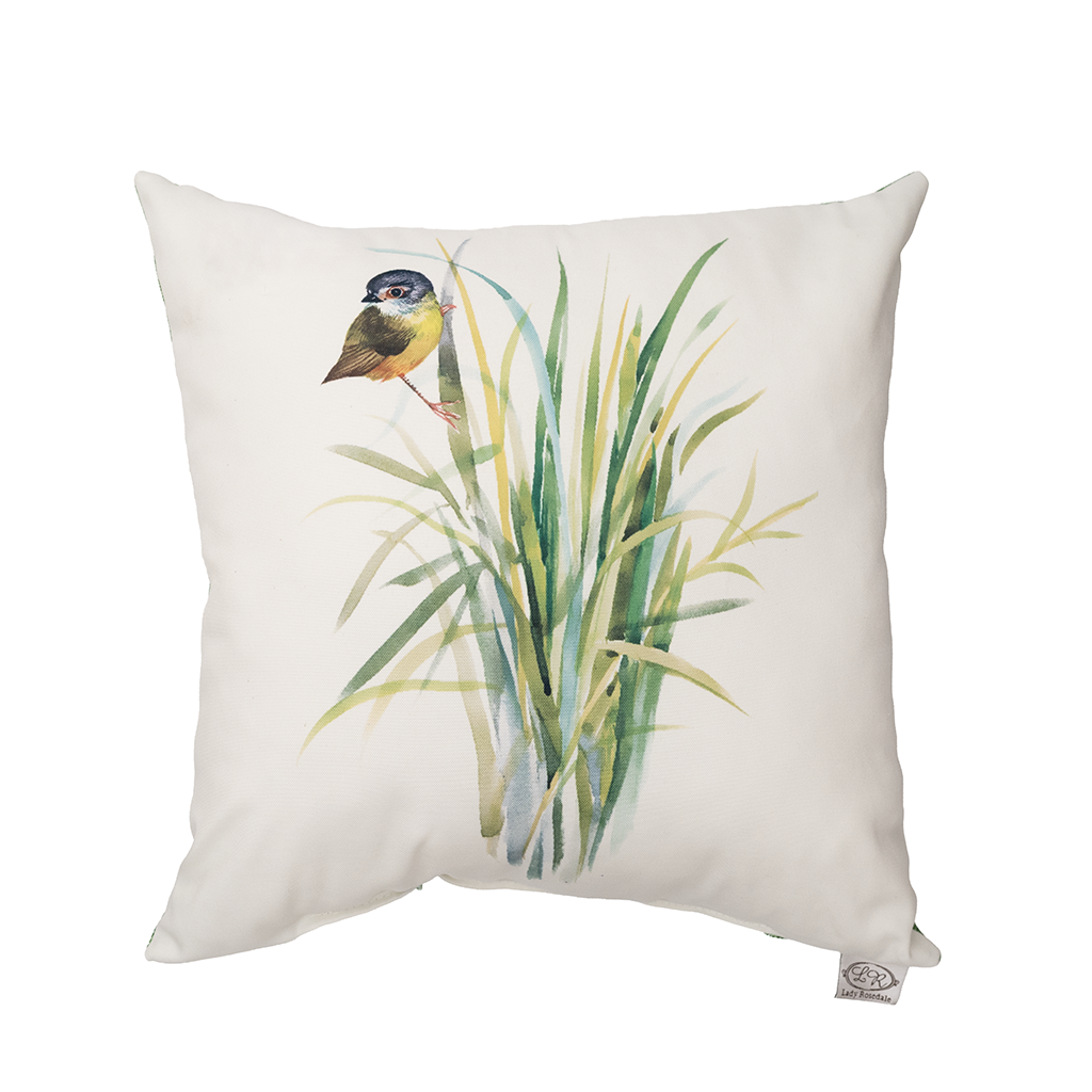 Field Bird Outdoor Pillow 18x18"