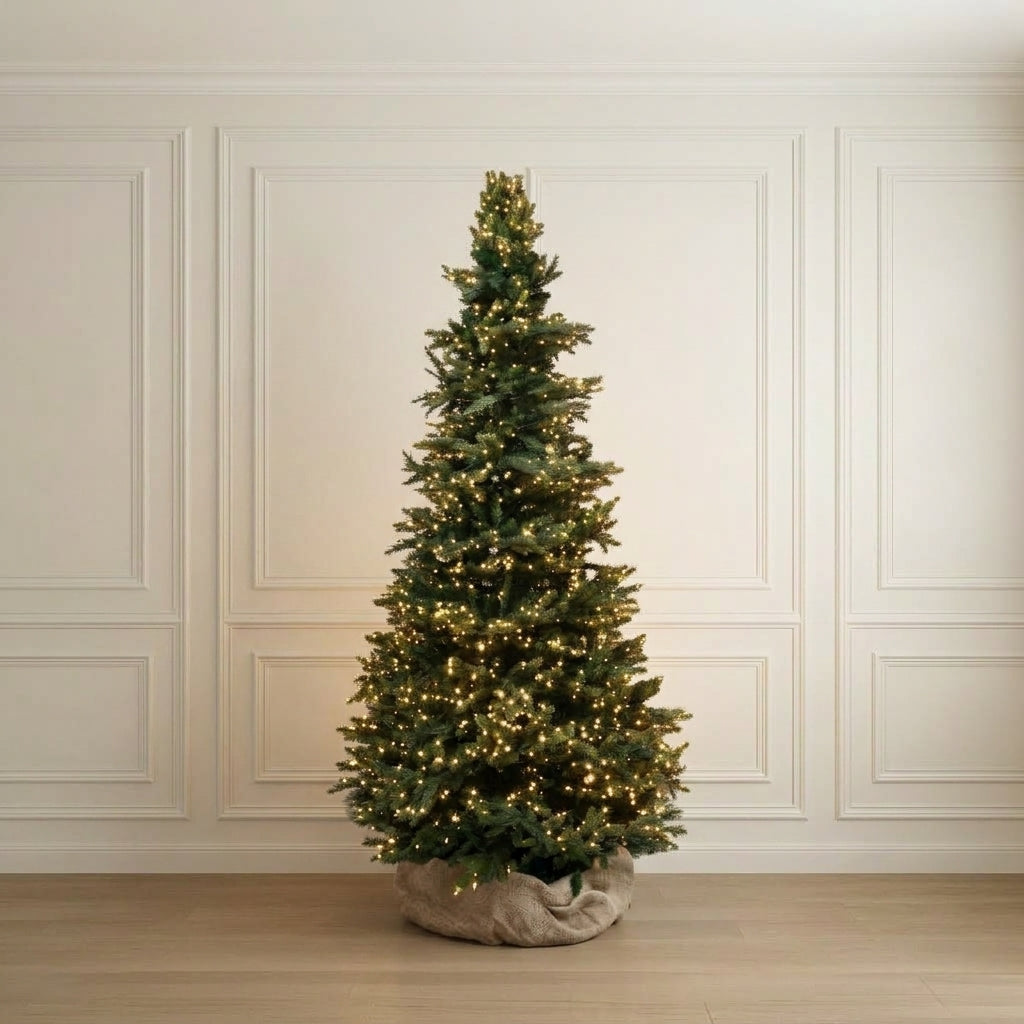 Layered Frasier Fir Pre-Lit Slim Tree 9'