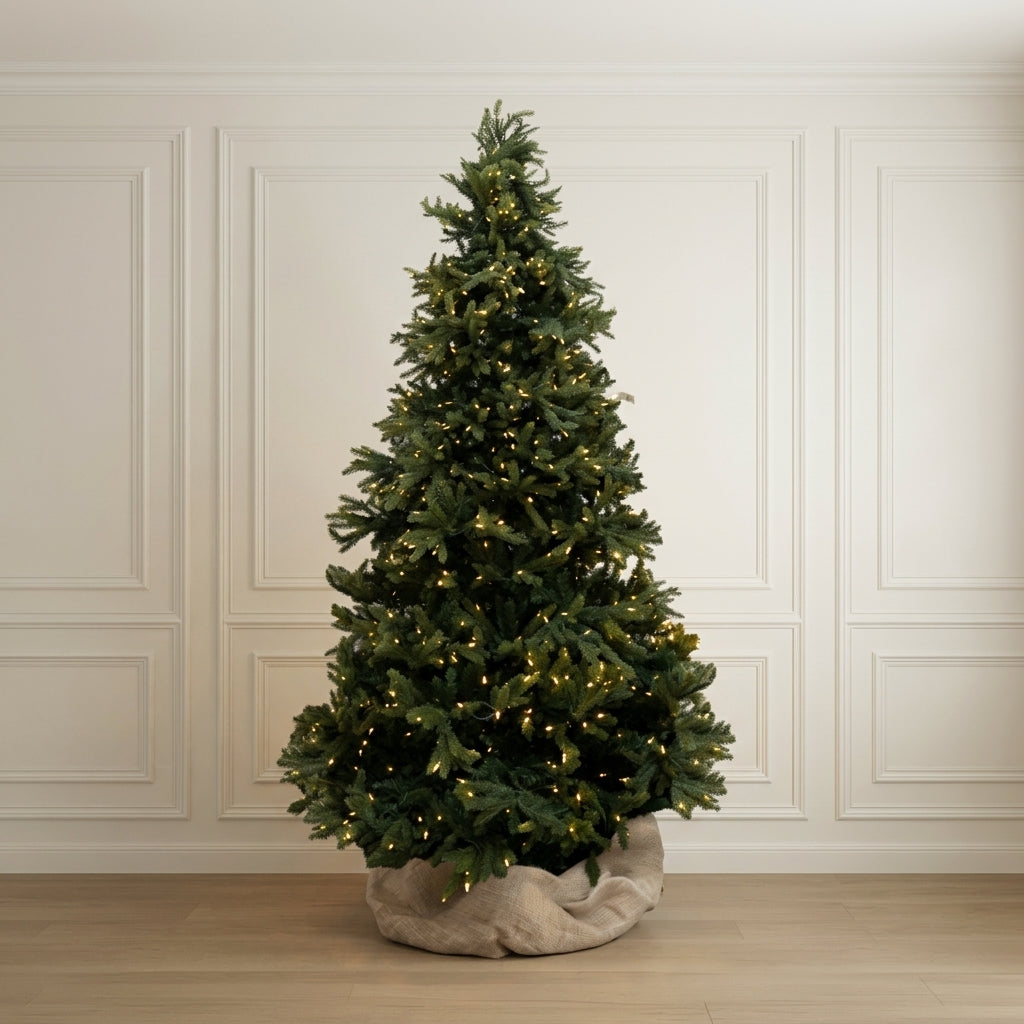 Layered Frasier Fir Pre-Lit Full Tree 9'