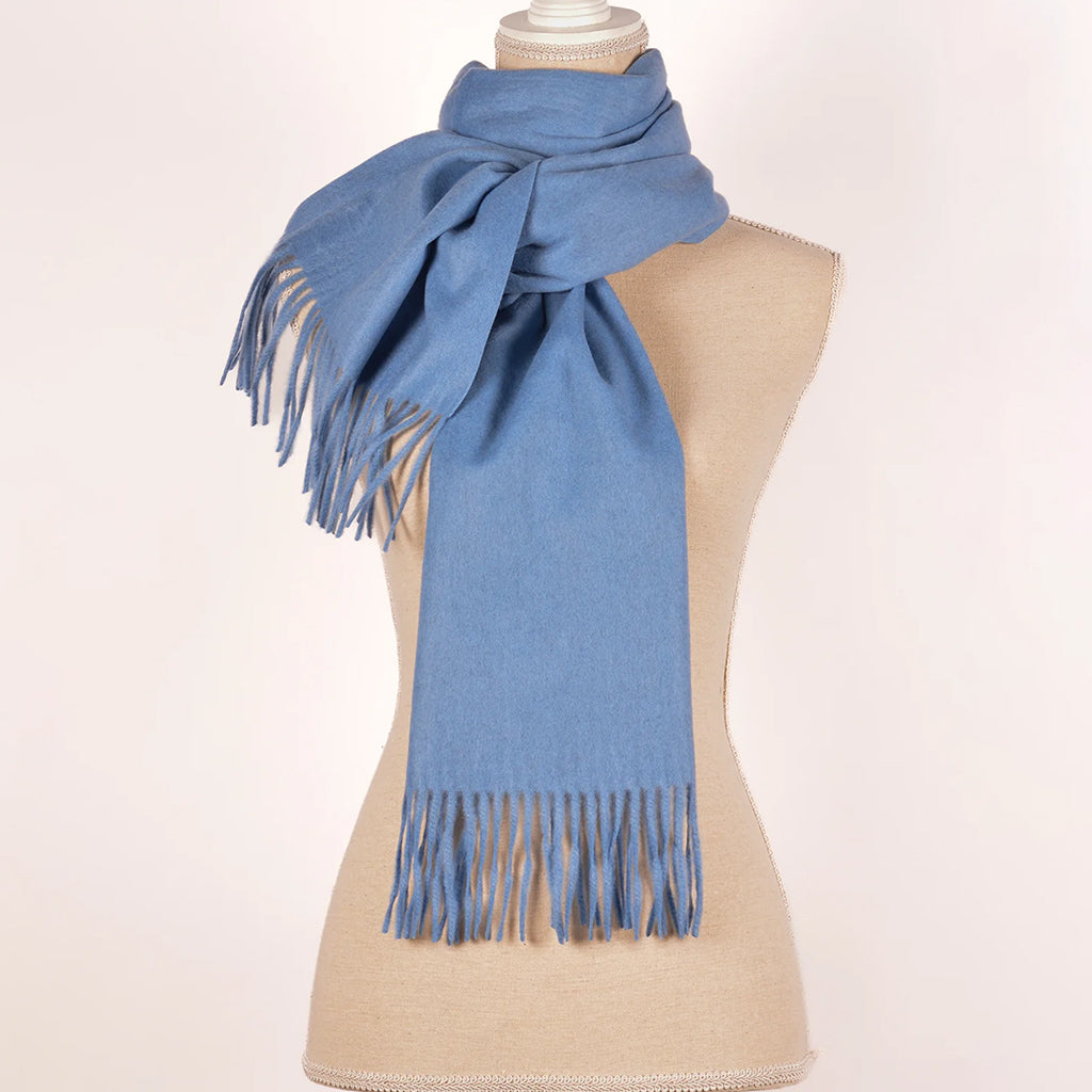 Solid Scarf Blue Jean