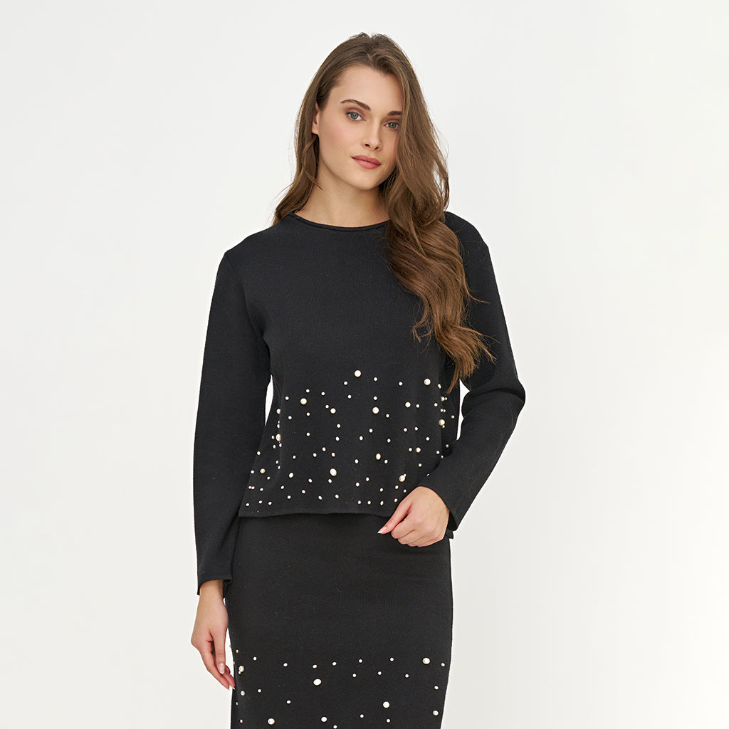 Women's Knit Sweater Black