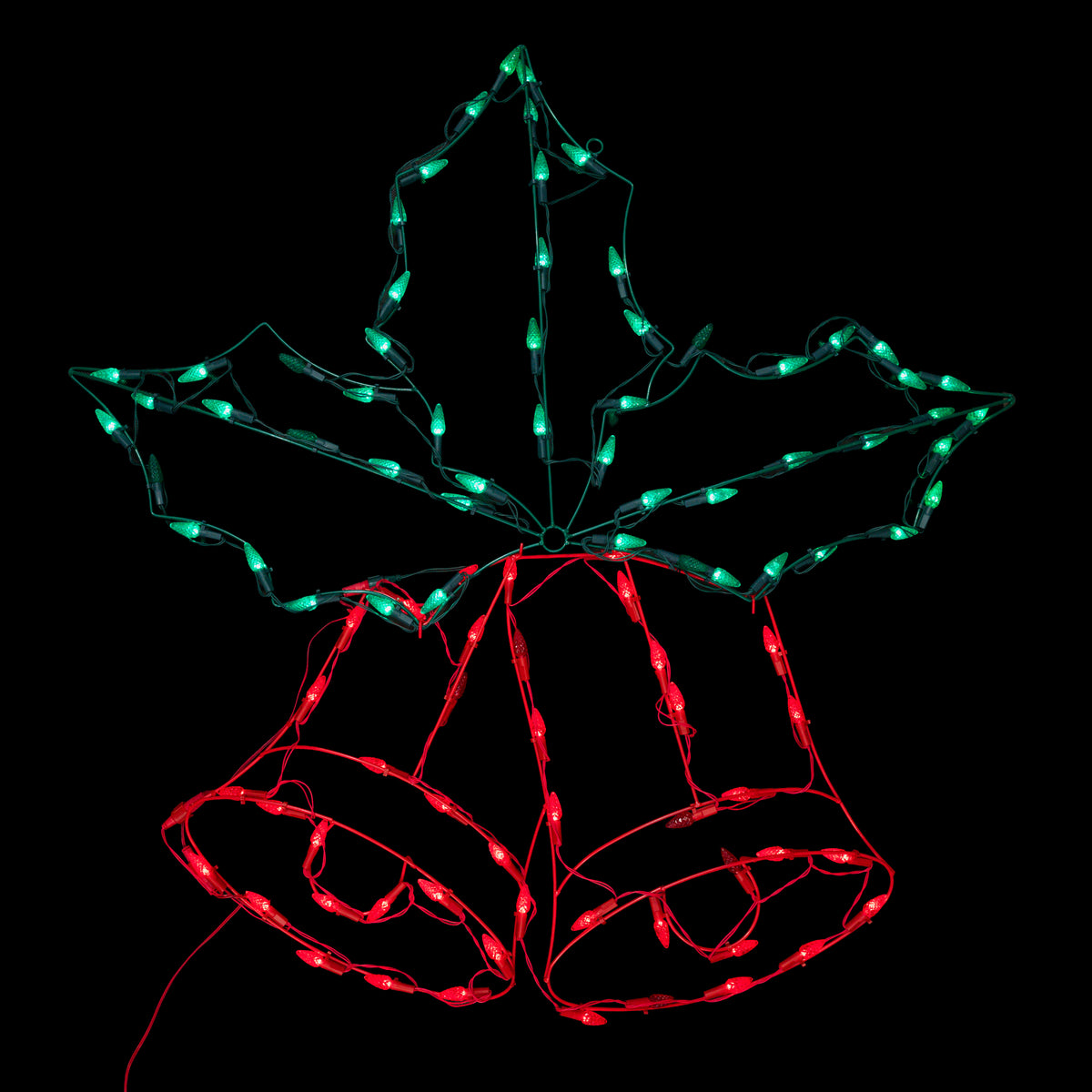 Bells with Holly Berry 36"