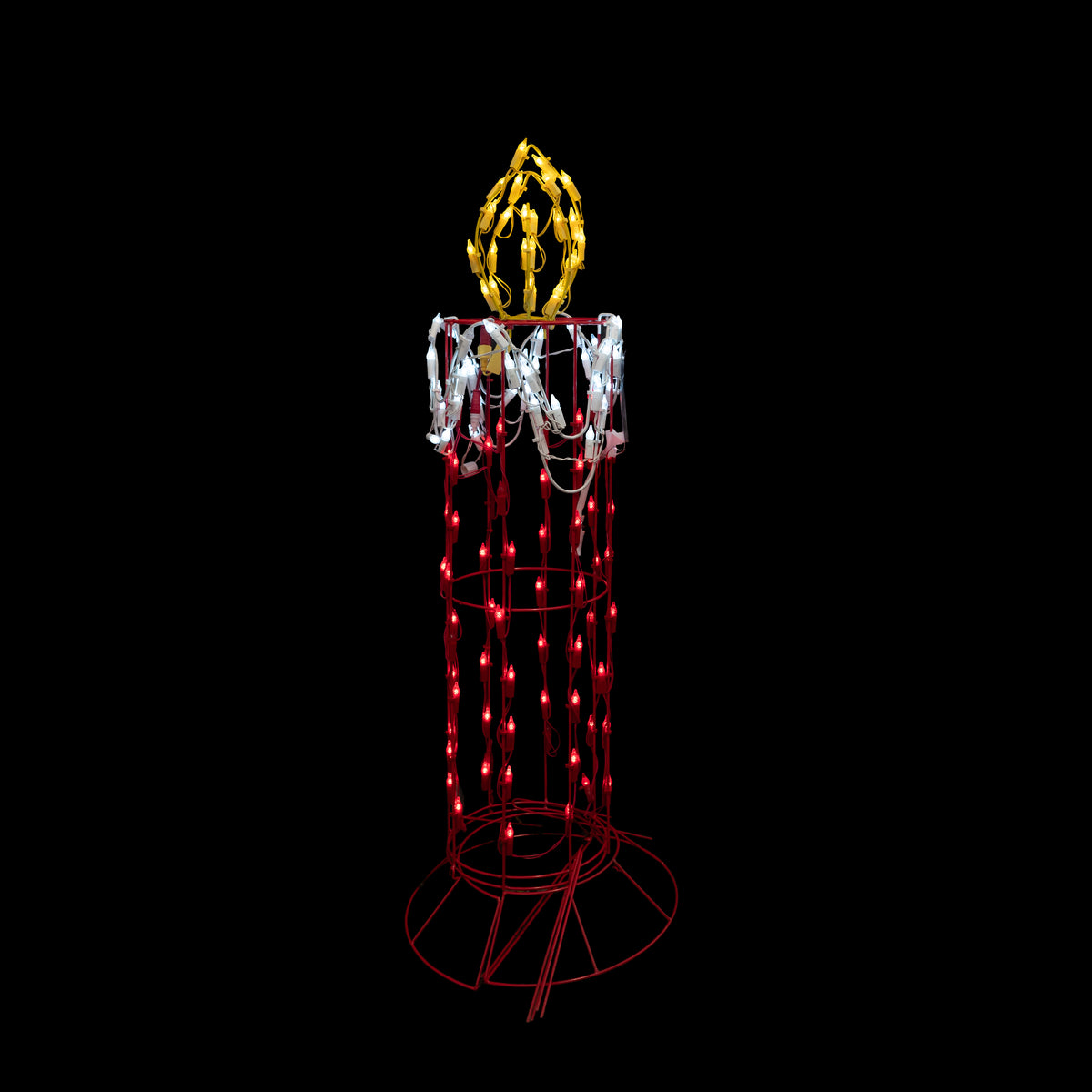 Candle with Flickering Flame 3'